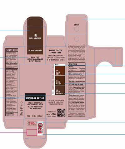 Packaging Label-84521 (84521upus S Halo Glow Skin Tint Spf 50   18 Rich Neutral 091924 Vc2)